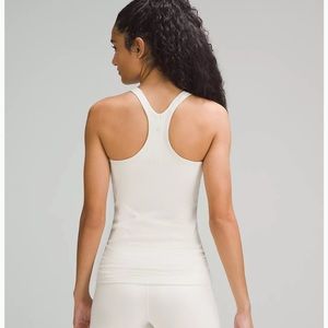 Lululemon white ribbed tank